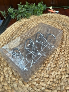 Ganchos para cortina de baño