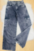 Wide leg cargo black - comprar online