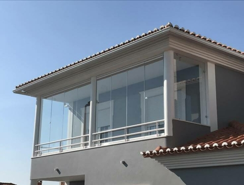 Envidraamentos de sacadas vidro verde laminado 08 mm - comprar online