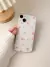 Capa De Telefone Transparente Estampa De Flores - Eli.shop