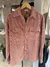 Camisa Veludo Rosa