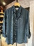 Camisa listra azul e verde