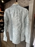 Camisa Listrada Azul Verde e Branco - Gazebo21