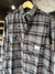 Camisa Xadrez Chumbo e Laranja - comprar online