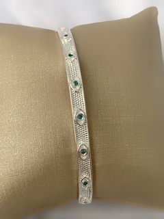BRACELETE OLHO GREGO BANHADA EM PRATA na internet