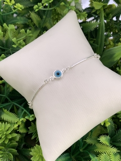 PULSEIRA TIFY OLHO GREGO BANHADA EM PRATA - comprar online