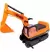 Trator Escavadeira Infantil Aguenta até 50kg - comprar online