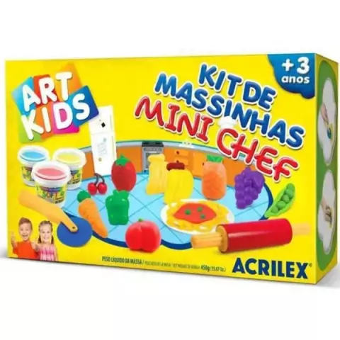 Kit de Massinha Mini Chef