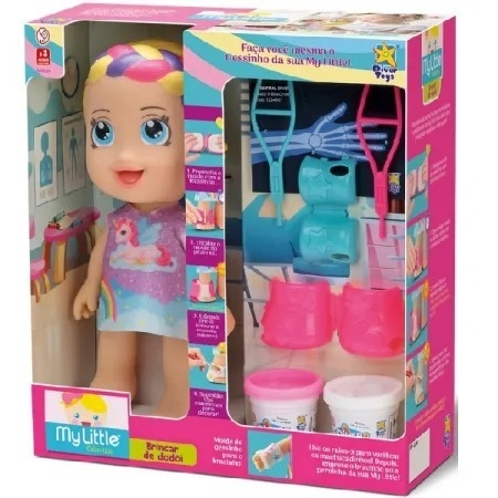 Boneca My Little Brincar de Dodói com Massinha e Acessórios