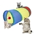 Gatos túnel dobrável brinquedos do gato do animal de estimação kitty treinamento interativo brinquedo divertido túnel entediado para filhote de cachorro gatinho coelho tubo do túnel do jogo. na internet