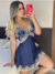 Camisola Linha Luxo Azul - comprar online
