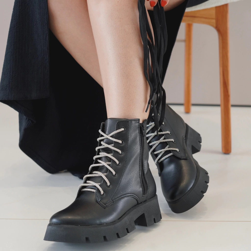 Bota Coturno Feminino Tratorada