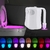 Luz de LED noturna para vaso sanitário com sensor PIR Motion