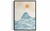 Quadro Abstrato Montanha Azul - Bukadinhos de coração
