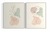 Kit 2 Quadros Abstratos Floral Folhagens Clean - Bukadinhos de coração