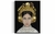 Quadro Menina Branca Fone Dourado Duque - Bukadinhos de coração