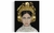 Quadro Menina Branca Fone Dourado Duque - comprar online