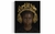 Quadro Menina Negra Fone Dourado Duque - Bukadinhos de coração