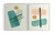 Kit 2 Quadros Abstratos Minimalista - Bukadinhos de coração