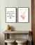 Kit 2 Quadros Triângulos Frases