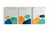 Kit 3 Quadros Abstratos Orgânicos Coloridos - comprar online