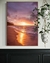 Quadro Mar Praia Por do Sol