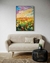 Quadro Pintura Campo de Flores