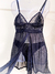 Camisola preta em tule