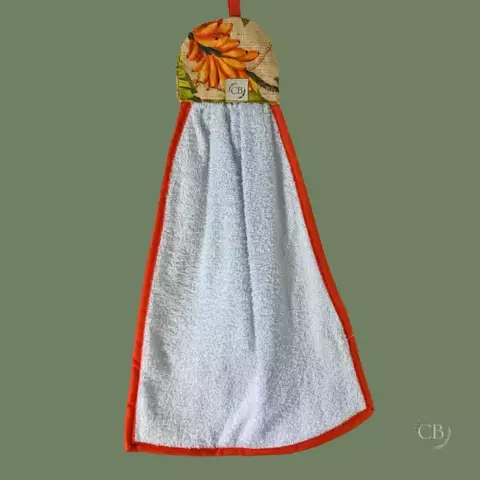 Bate Mão Seca Bem – 100% Algodão – Toalha de Mão
