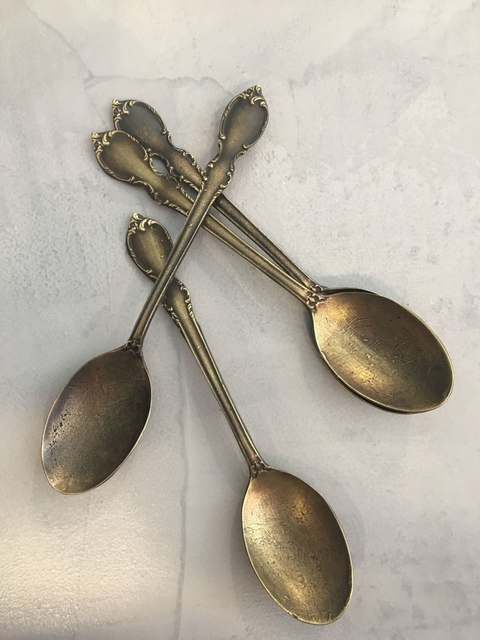 Cucharita vintage (bronce)