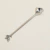 CUCHARAS MILKSHAKE DE ACERO 19 CM