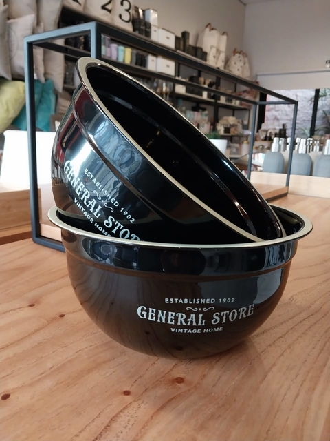 Bowl Enlozado Negro (grande)