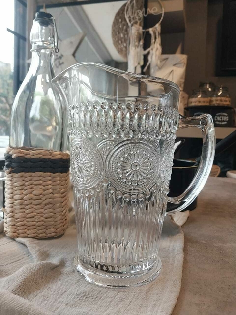 JARRA DE VIDRIO SUNFLOWER