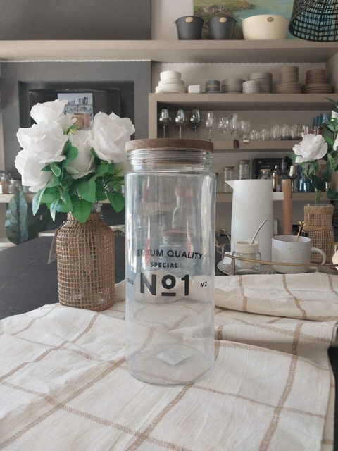 FRASCO REDONDO VIDRIO Y ACACIA SPECIAL 2200 ML - comprar online