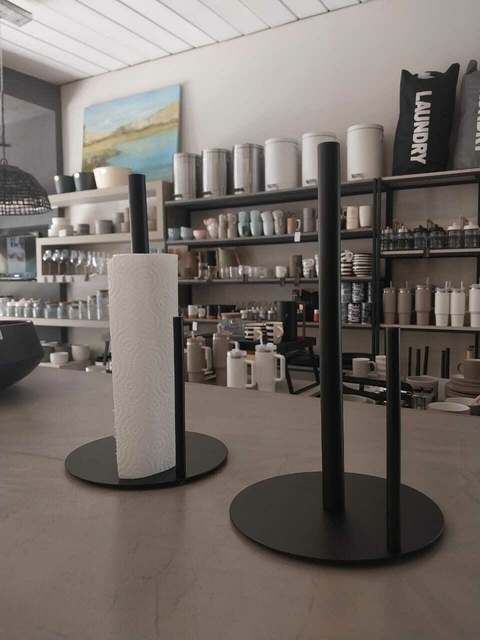 PORTA ROLLO BLACK IRON 18X31,7 CM - comprar online