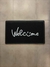 FELPUDO DE GOMA NEGRO 45X75 WELCOME SMILE - comprar online