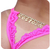 Imagem do FIO DENTAL GIS ROSA NEON PALAVRAS STRASS TALLYTA