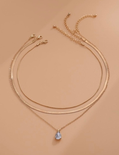 Colar Strass Pingo D'água - comprar online