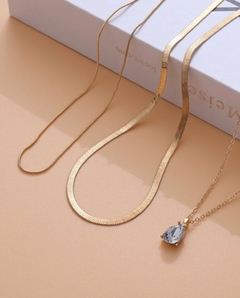 Imagem do Colar Strass Pingo D'água