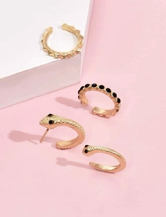 Conjunto Brinco/Piercing Cobra - comprar online