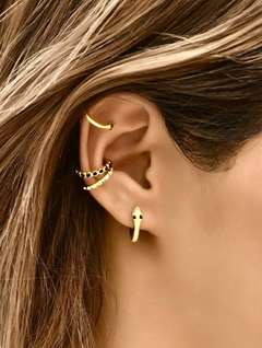 Conjunto Brinco/Piercing Cobra