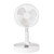 Mini ventilador telescópio dobrável usb, ajustável s recarregável