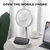 Mini ventilador telescópio dobrável usb, ajustável s recarregável - loja online