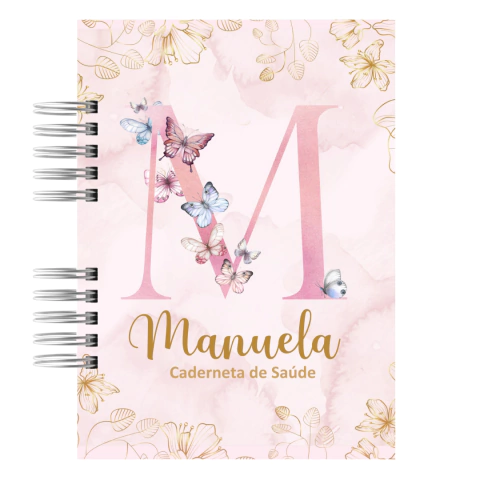 Caderneta de Vacinação Menina - Alfabeto Borboleta - comprar online