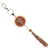 Chaveiro com Tassel - Elefante Flor Laranja