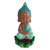 Buda Meditando - Verde Água - comprar online