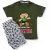 Conjunto Infantil Masculino Verão Estampado Personagem Cebolinha