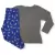 Pijama Infantil Feminino Manga Longa Coelhinhos Liso