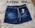 20 SHORT JEANS FEMININO 4/6/8 ANOS