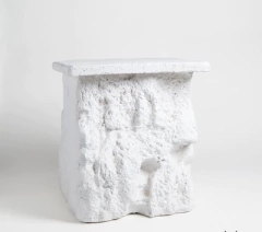 Mesita Tapa Cuadrada Roca Blanca